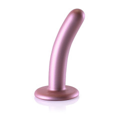 OUCH! - Smooth Silicone - Enkel dildo med sugekopp - Rosa