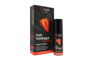 Orgie - Sexy Vibe! High Voltage - Jordbær - Flytende Vibrator Styrke 10