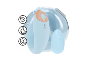 Loveline - Daydream - Parvibrator med ladeetui - Pastell Blå