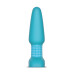 B-VIBE - Rimming 2 - Buttplug med Vibrering og Fjernkontroll Blå