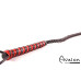 Avalon - RANGER - Sort og rød flettet silikonflogger Avalon - RANGER - Sort og rød flettet silikonflogger