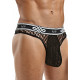 Male Power - Lo Rise Thong - Sort