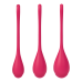 Satisfyer - Yoni Power 1 - Vaginakule Sett - Rød Satisfyer - Yoni Power 1 - Vaginakule Sett - Rød