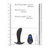 Ouch! Electro - Vibrerende Buttplug med Elektrostimulering - Sort