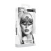 Ouch! Black & White - Queen maskerademaske med Blonder - Sort