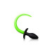 Ouch! Buttplug med Hale - Glow in the Dark 