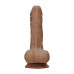 RealRock - Dildo med pung - 10" / 27 cm - Tan RealRock - Dildo med pung - 10" / 27 cm - Tan