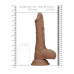 RealRock - Dildo med pung - 10" / 27 cm - Tan RealRock - Dildo med pung - 10" / 27 cm - Tan