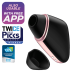 Satisfyer - Love Triangle - Reisevennlig Trykkbølgevibrator - Sort Satisfyer - Love Triangle - Reisevennlig Trykkbølgevibrator - Sort