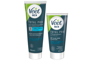 Veet Men - Total Pro - Hårfjerningskrem