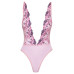 Kissable - Body med Broderinger - Rosa