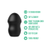 Blush - UrSelf - Fortify Black Stroker - FTM Masturbator