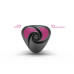 Mystim - Hearts Desire - Lay-On Vibrator med E-Stimulering - Sort