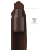 Fantasy X-Tensions Elite - Penisforlenger sleeve med stropp - Mørk Hudfarge Fantasy X-Tensions Elite - Penisforlenger sleeve med stropp - Mørk Hudfarge