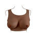 GENDER X - Breast Plate D-Cup - Bryst Protese - Mørk hudfarge GENDER X - Breast Plate D-Cup - Bryst Protese - Mørk hudfarge
