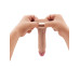 SHAFT - Vibrerende Penissleeve - 16,5 cm - Lys hudfarge SHAFT - Vibrerende Penissleeve - 16,5 cm - Lys hudfarge