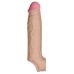SHAFT - Vibrerende Penissleeve - 16,5 cm - Lys hudfarge SHAFT - Vibrerende Penissleeve - 16,5 cm - Lys hudfarge