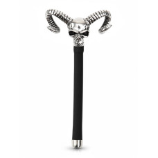 BQS - Hul penisplugg med hodeskalle - Silikon og metall