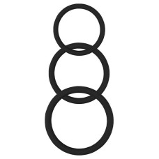 BQS - Enkle penisringer - 3 pk