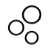 BQS - Enkle penisringer - 3 pk