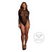 Le Désir – Leopardmønstret body med åpent skritt - One size