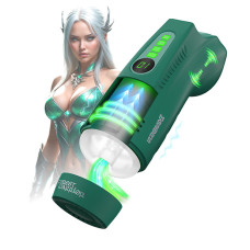 Masturs - Ayla Forest Warrior - AR Masturbator med Vibrasjoner, Sugeeffekt og Stemme