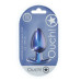 Ouch! Buttplugg - Anker stopper - Metallic Blå - Large