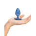 Ouch! Buttplugg - Anker stopper - Metallic Blå - Large