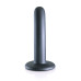 OUCH! - Smooth Silicone - Enkel dildo med sugekopp - Gun Metall