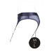 Ouch! Vibrating Strap-on Thong med Strømpebånd - M/L