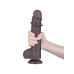 LoveToy – 9.5" Sliding Skin Dildo – Mørk Hudfarge LoveToy – 9.5" Sliding Skin Dildo – Mørk Hudfarge