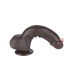 LoveToy – 9.5" Sliding Skin Dildo – Mørk Hudfarge LoveToy – 9.5" Sliding Skin Dildo – Mørk Hudfarge