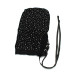 Lace Hood Shiny Diamonds - Maske med Stener - Sort
