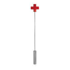 Ouch! - Leather Cross Tipped Metal Crop