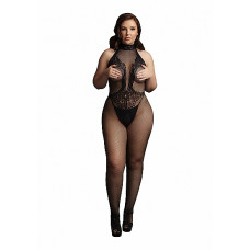 Le Desir - Frekk Catsuit av Blonder og Netting - Plus size Le Desir - Frekk Catsuit av Blonder og Netting - Plus size