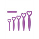 Ouch! Silikon Dilator Sett - 5 - Lilla Ouch! Silikon Dilator Sett - 5 - Lilla