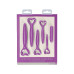Ouch! Silikon Dilator Sett - 5 - Lilla Ouch! Silikon Dilator Sett - 5 - Lilla