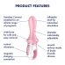 Satisfyer - Pump Booty 5+ Connect App - Oppblåsbar Analvibrator Rosa Satisfyer - Pump Booty 5+ Connect App - Oppblåsbar Analvibrator Rosa