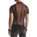 Regnes Fetish Planet - Roberto - Mesh poloskjorte med wetlook detaljer 