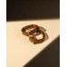 Crave - ICON cuff - Armbånd og cuffs i lær - Brun og Gull