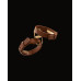 Crave - ICON cuff - Armbånd og cuffs i lær - Brun og Gull