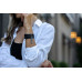Crave - ID cuff - Armbånd og cuffs i silikon - Sort og sølv 