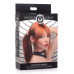Master Series - Bondage Baddie Collar With O-ring  - Sort/Gull