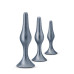 ANAL ADVENTURES ENESIS - Buttplug sett  - STELLAR SILVER