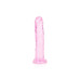 Realrock – Crystal Clear – Enkel Realistisk Dildo – Rosa - 14.5 cm