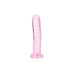 Realrock – Crystal Clear – Enkel Realistisk Dildo – Rosa - 14.5 cm