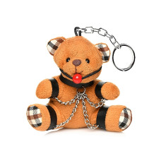XR BRANDS - BDSM Teddy Keychain - Nøkkelring Bamse med gag