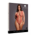 Le Desir - Frekk Body av Netting - Queen Size 2XL-5XL - Rød