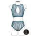 Le Desir - Key-Hole Fishnet Undertøysett - XS-XL - Blå