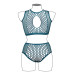 Le Desir - Key-Hole Fishnet Undertøysett - 2XL-4XL - Blå Le Desir - Key-Hole Fishnet Undertøysett - 2XL-4XL - Blå